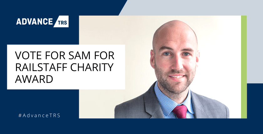 Sam vote railstaff charity award