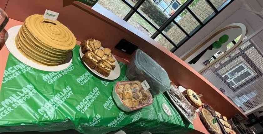 Macmillian Coffee For Cancer Cake Bake and Sale For Charity