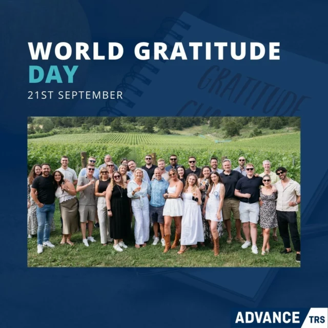Happy World Gratitude Day! 🌎 Today, we're feeling extra thankful for our incredible team at Advance TRS. Their dedication and hard work make all the difference. 

#WorldGratitudeDay #Grateful #TeamAppreciation #AdvanceTRS